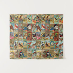 19th Century Birds of America Illustrations Tapestry