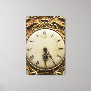 19th century clock face, Germany Canvas Print