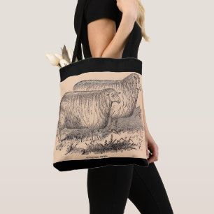 19th century Cotswold ewes print Tote Bag