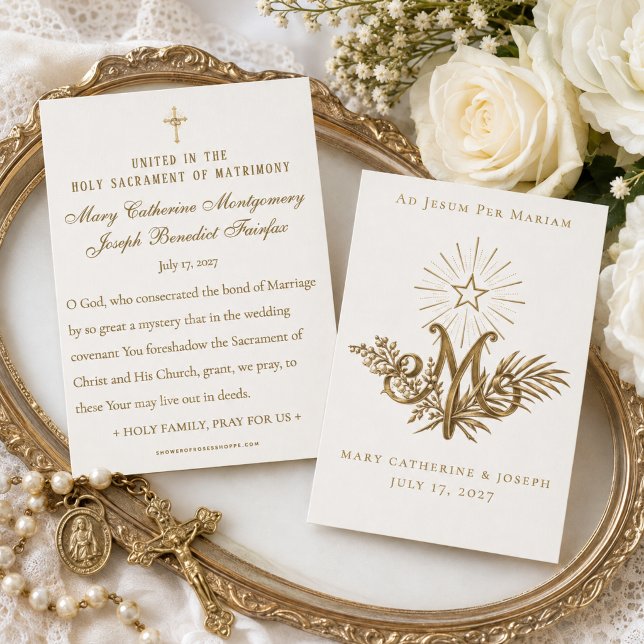 19th Century Gold Marian Catholic Wedding (Creator Uploaded)