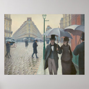 19th century Paris CC0120 Gustave Caillebotte Poster