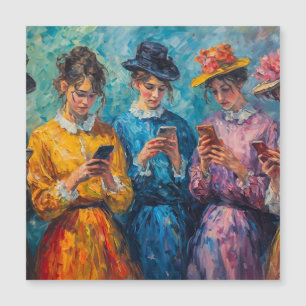 19th Century People Using Smartphones