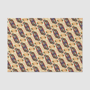 19th century tarot card no. 1 print tissue paper