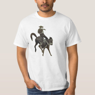 19th Century Vintage Cowboy Bucking Bronco T-Shirt