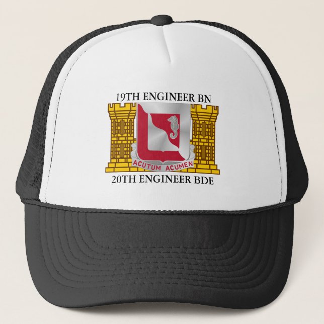 19TH ENGINEER BATTALION 20TH ENGINEER BRIGADE  TRUCKER HAT (Front)