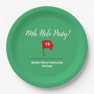 19th Hole Pub Party Plate