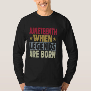 19th of June 1865 - Black History Month Juneteenth T-Shirt