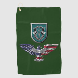 19th Special Forces Group (A) Veteran Eagle Golf Towel