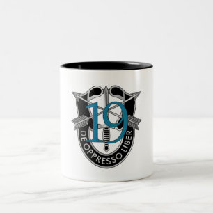 19th Special Forces Group Crest Two-Tone Coffee Mug