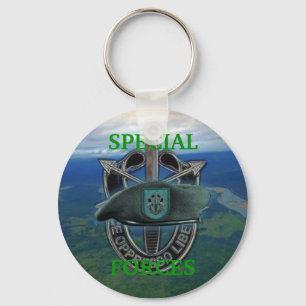 19th special forces group green berets Keychain