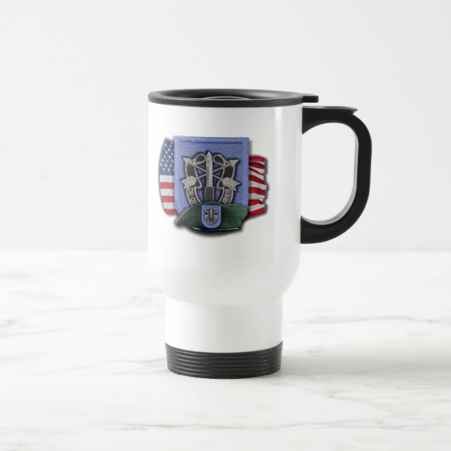 19th Special forces group iraq flash son vets Mug (Right)