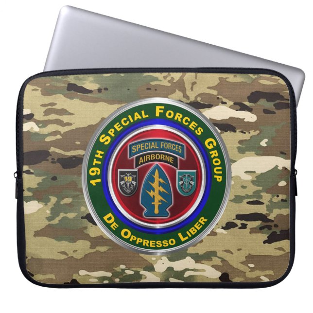 19th Special Forces Group Laptop Sleeve (Front)