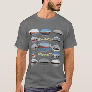 1,000 footers on the Great Lakes shirt dark