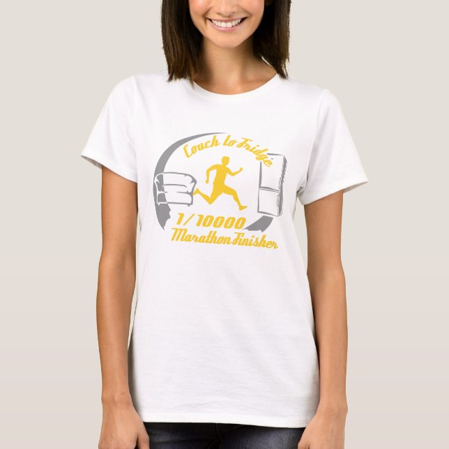 1/10,000 Marathon Finisher Shirt-- Women's Sport T-Shirt (Front)