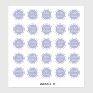 1.14" Lavender Customizable Mini Cosmetic Jar