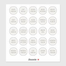 1.14" White Customisable Cosmetic Jar Cream Balm