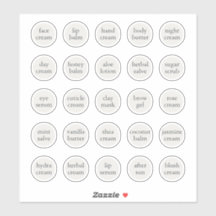 1.14" White Customisable Cosmetic Jar Cream Balm