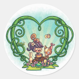 1 1/2" Forest Song Stickers