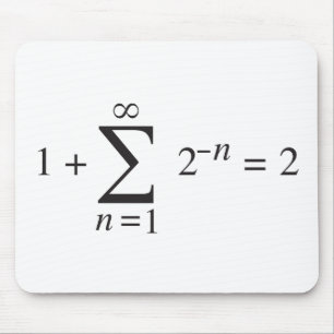 1 + 1 = 2 _ summation notation mouse mat