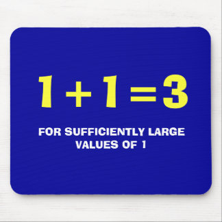 1+1=3 MOUSE MAT