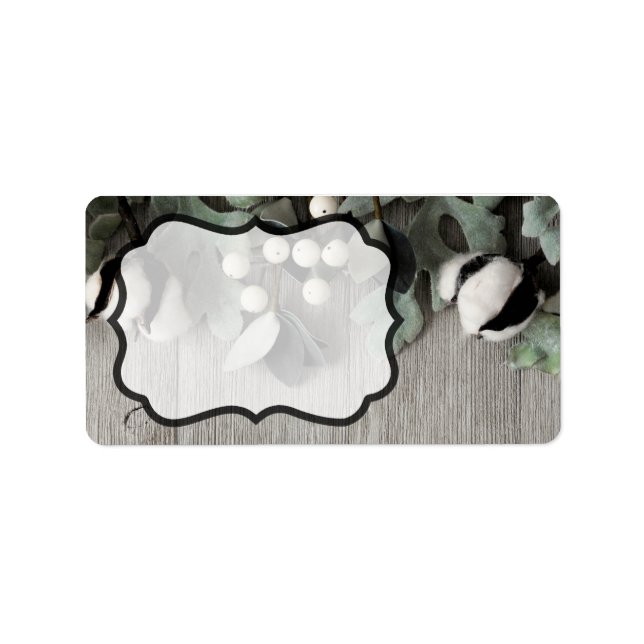 1.25"x2.75" Business Mailing Addres Label cotton p (Front)