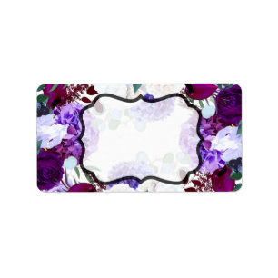 1.25"x2.75" Business Mailing Addres Label Lavender