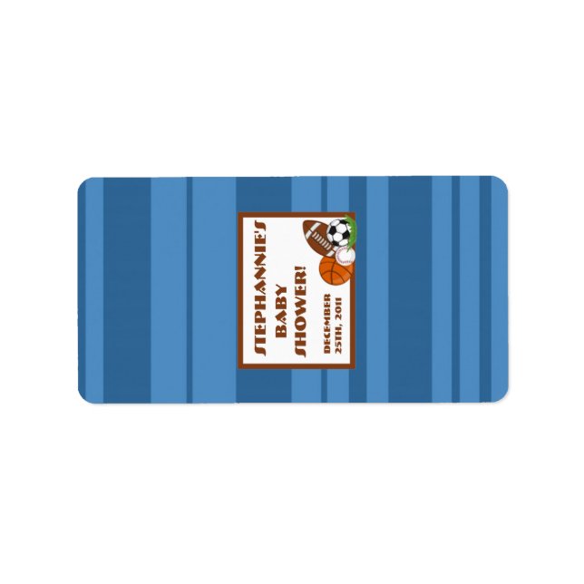 1.25"x2.75" Hershey's Miniature All Star Blue Label (Front)