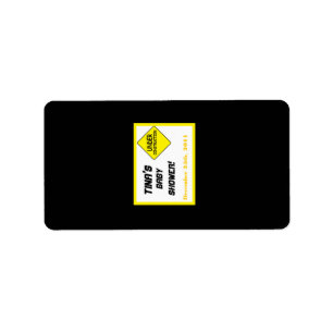 1.25"x2.75" Hershey's Miniature Construction Label