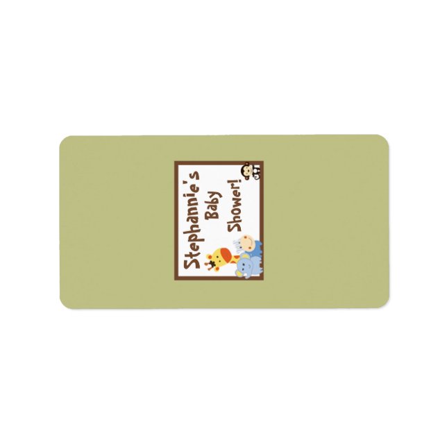 1.25"x2.75" Hershey's Miniature Jungle Play Label (Front)