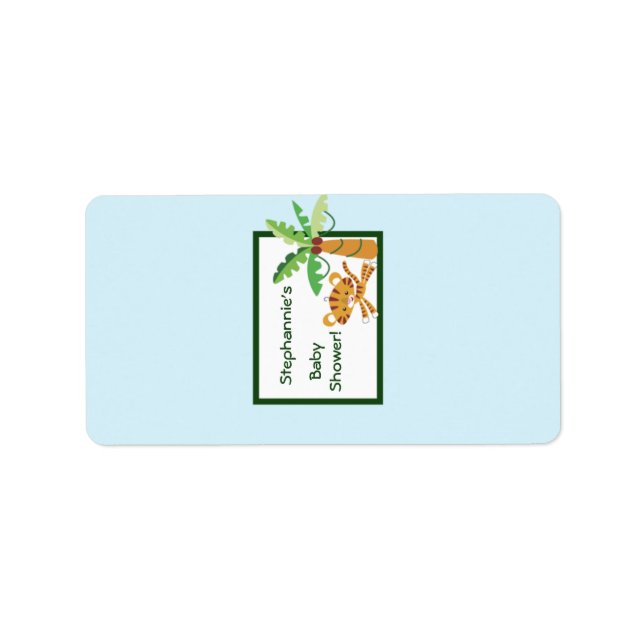 1.25"x2.75" Hershey's Miniature Rain-forest Jungle Label (Front)