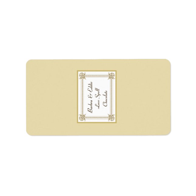 1.25"x2.75" Hershey's Miniature Sandy Beach Label (Front)