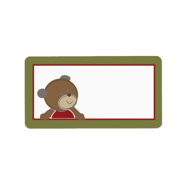 1.25"x2.75" Mailing Address Cocalo Buttons Label (Front)