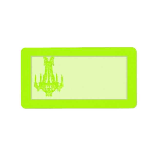 1.25"x2.75" Mailing Address Crystal Chandelier Gli Label (Front)