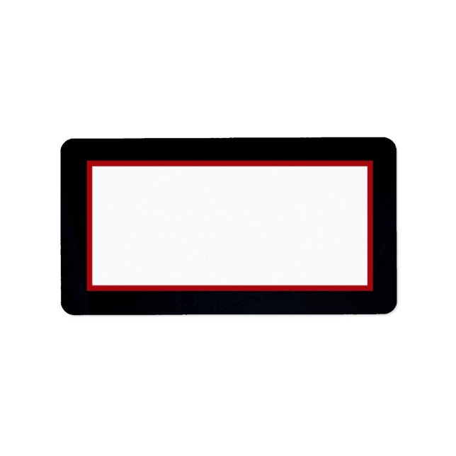 1.25"x2.75" Mailing Address Marine Uniform Groom Label (Front)