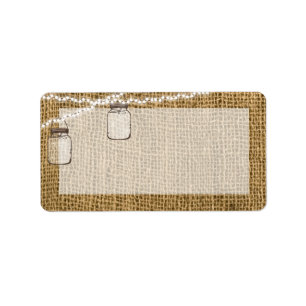 1.25"x2.75" Mailing Address Mason Jar String Light Label