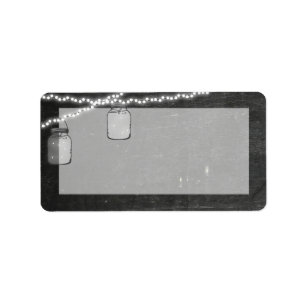 1.25"x2.75" Mailing Address Mason Jar String Light Label