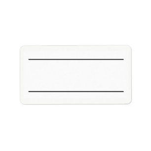 1.25"x2.75" Mailing Address Modern Typography News Label