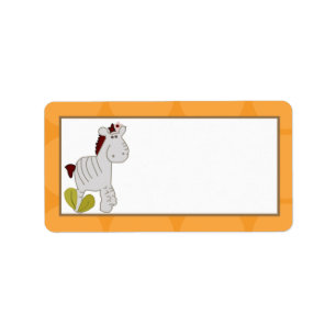 1.25"x2.75" Mailing Address Tropical Punch Label