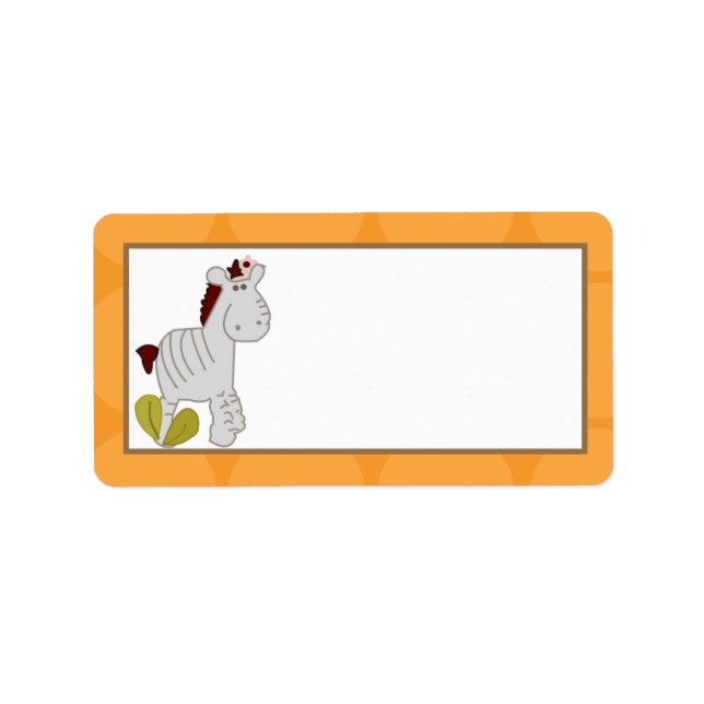 1.25"x2.75" Mailing Address Tropical Punch Label (Front)