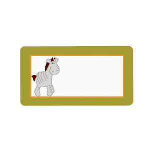 1.25"x2.75" Mailing Address Tropical Punch Label