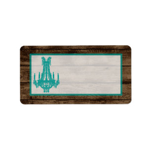 1.25"x2.75" Mailing Address Western Chandelier Label