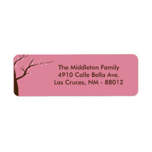 1.25"x2.75" WT Cherry Blossom Return Label