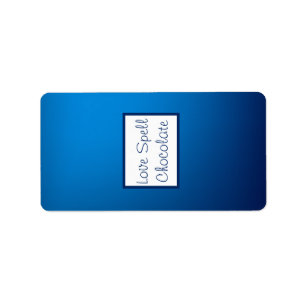 1.25" x 2.75" Hershey's Paper Plane Flying Blue Label