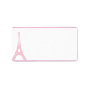 1.25" x 2.75" Mailing Address Lovers in Paris Label