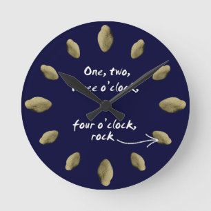 1-2-3-4 O'clock Rock - Clock (Dark Face)