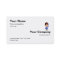 1-2-3 Easy To Made Plain White Business Card