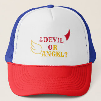 1/2 Angel 1/2 devil Demello hat