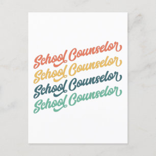 1/2- Back To School Vintage School Counsellor Postcard