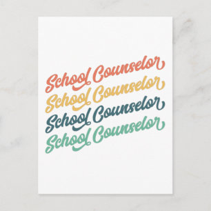 1/2- Back To School Vintage School Counsellor Postcard