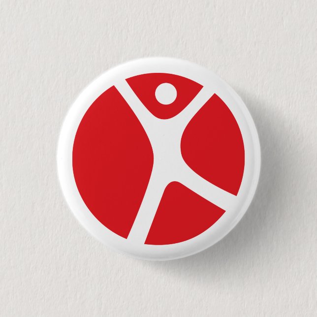 1/4" Button for Solo Travelers (Front)